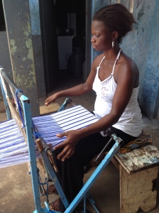 weaving in Ghana